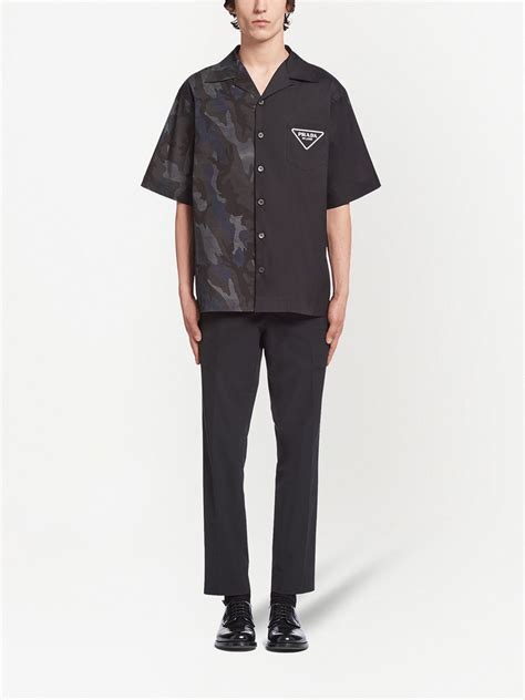 prada camo shirt|Prada.